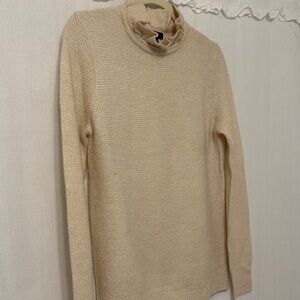 J. Crew Beige Knit Turtleneck